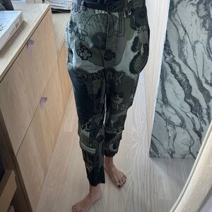 Black Label One O One Camouflage Graphic Pants